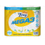FOXY-MEGA3 papel toalha de cozinha tripla duração 2 rolos-DrShampoo - Perfumaria e Cosmética