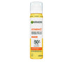 Bruma invisível anti-UV com vitamina C FPS 50+ previne manchas escuras e ilumina 75 ml