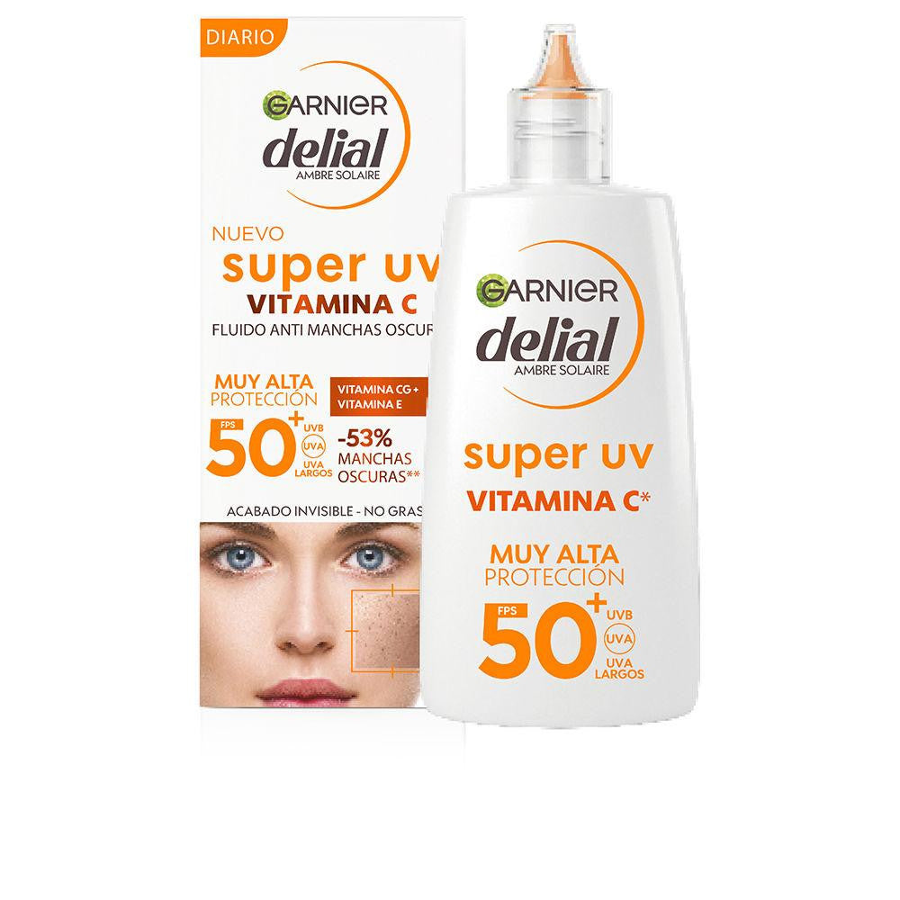 GARNIER-DELIAL SUPER UV vitamina C anti-manchas SPF50+ 62,65 ml-DrShampoo - Perfumaria e Cosmética
