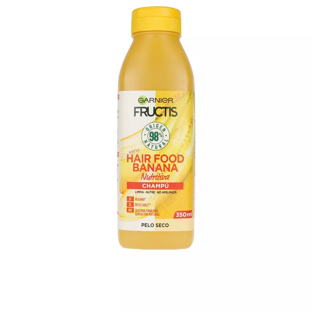 GARNIER-FRUCTIS HAIR FOOD banana shampoo ultra nutritivo 350 ml-DrShampoo - Perfumaria e Cosmética