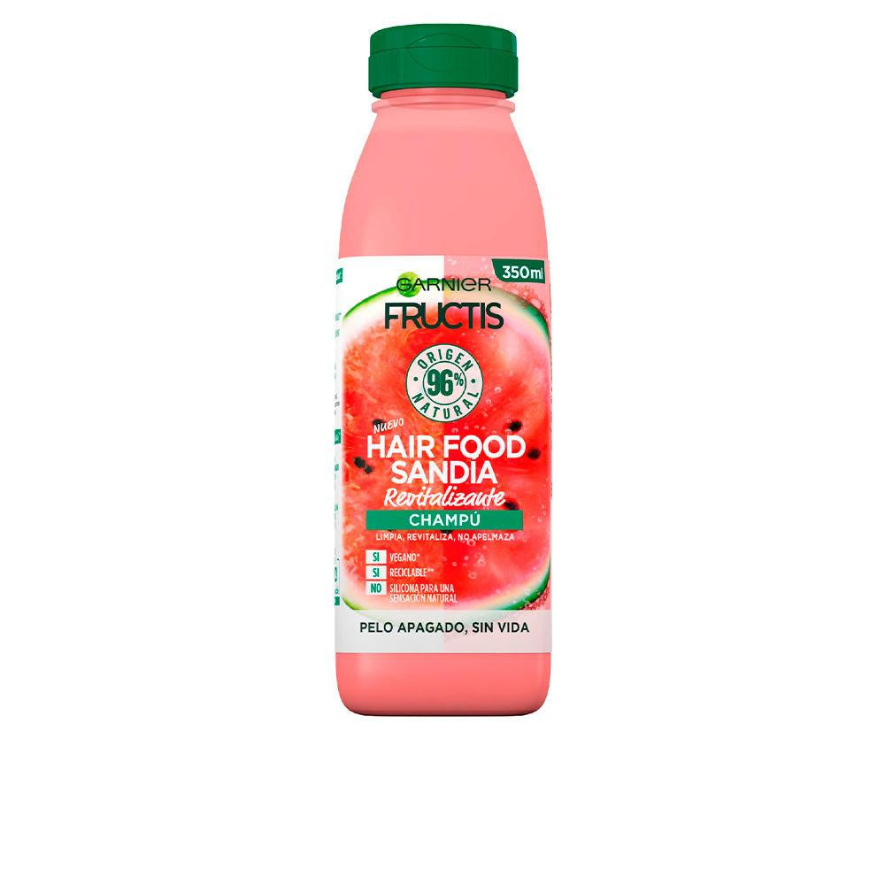 GARNIER-FRUCTIS HAIR FOOD melancia shampoo revitalizante 350 ml-DrShampoo - Perfumaria e Cosmética