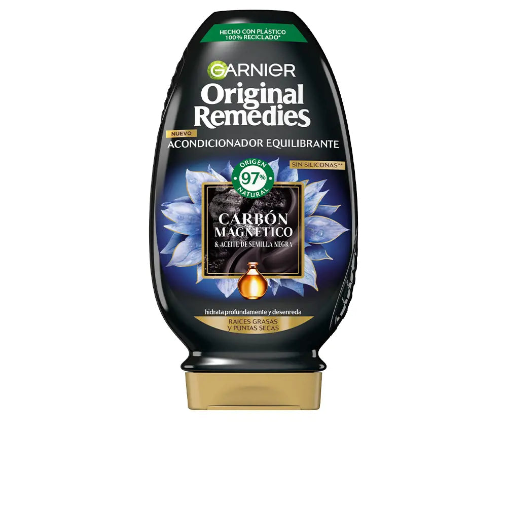 GARNIER-ORIGINAL REMEDIES condicionador de carbono magnético 250 ml-DrShampoo - Perfumaria e Cosmética