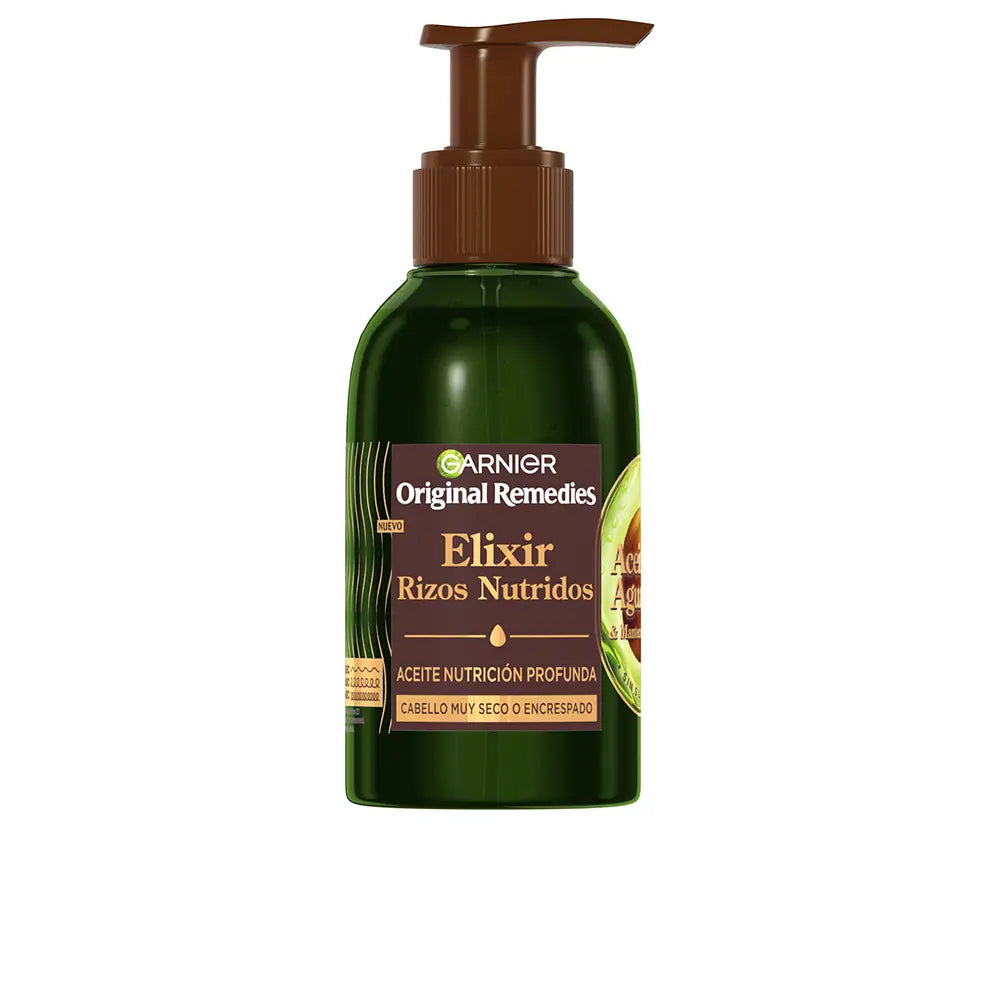 GARNIER-ORIGINAL REMEDIES elixir cachos nutridos 120 ml-DrShampoo - Perfumaria e Cosmética