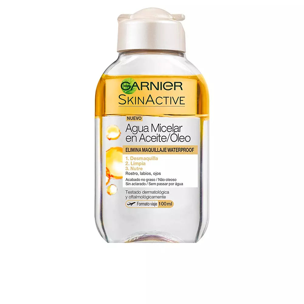 GARNIER-SKINACTIVE AGUA MICELAR azeite impermeável 100 ml-DrShampoo - Perfumaria e Cosmética