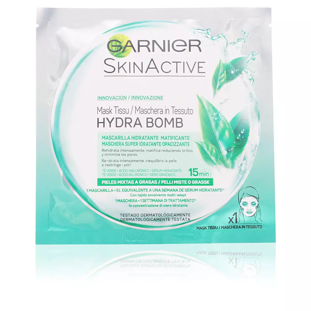 GARNIER-SKINACTIVE HYDRABOMB máscara facial hidratante matificante-DrShampoo - Perfumaria e Cosmética
