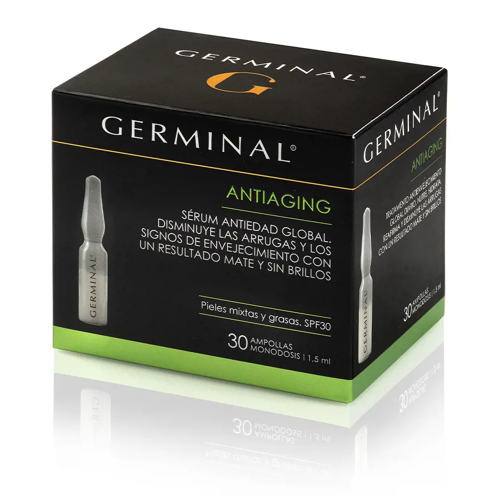 GERMINAL-DEEP ACTION peeling antiidade e ampolas de óleo 30 x 1,5 ml-DrShampoo - Perfumaria e Cosmética