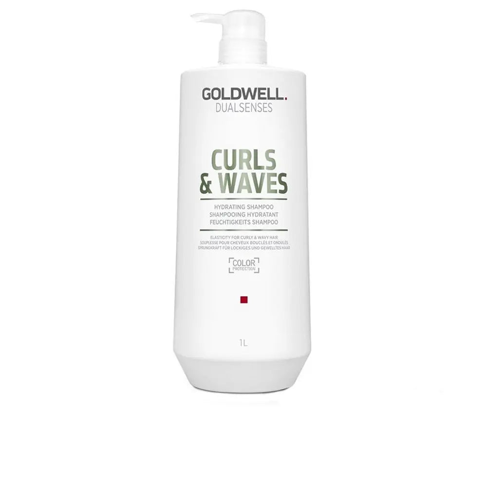 GOLDWELL-CURLS WAVES shampoo hidratante 1000 ml.-DrShampoo - Perfumaria e Cosmética