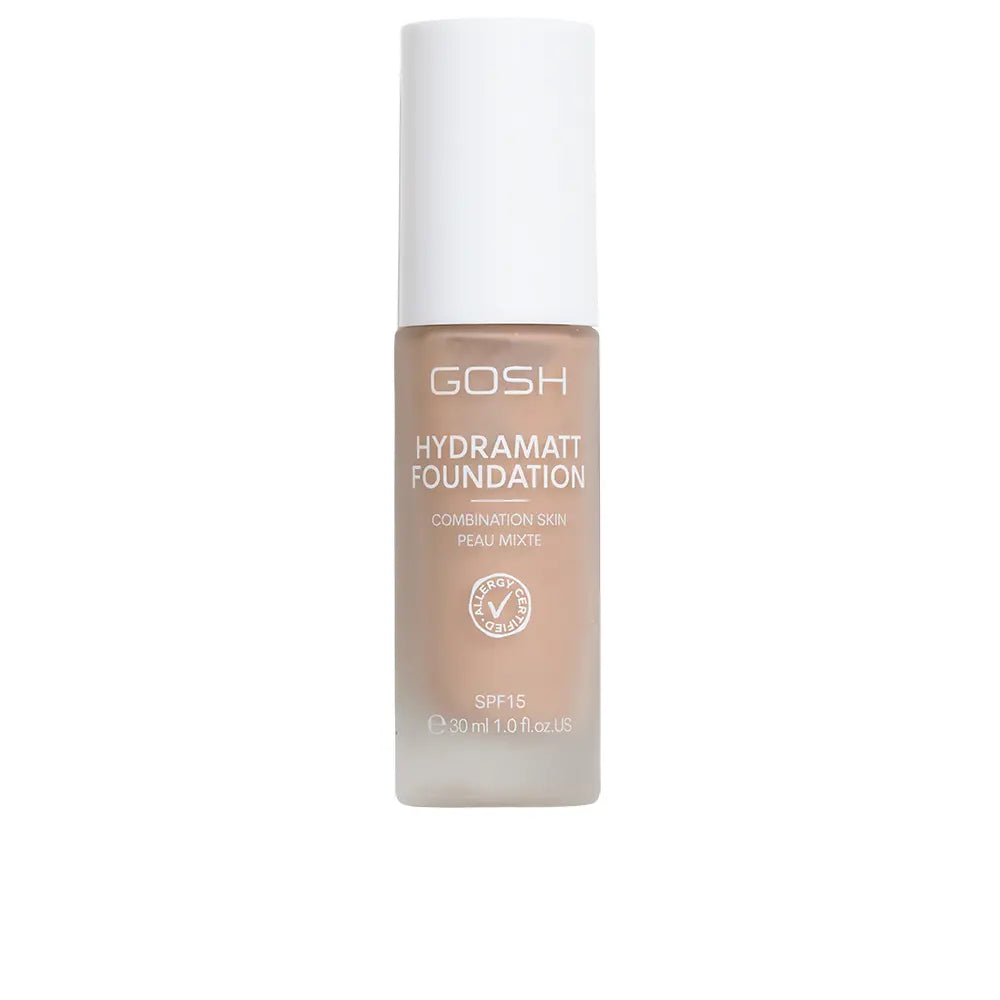 GOSH-Base de maquiagem HYDRAMATT FPS15 008 Médio Vermelho 30 ml.-DrShampoo - Perfumaria e Cosmética