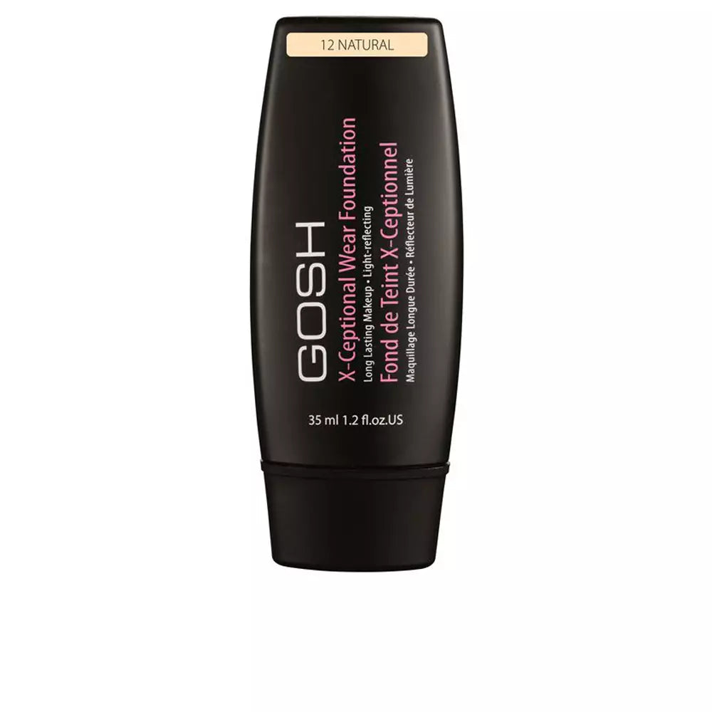 GOSH-X CEPTIONAL WEAR FOUNDATION maquiagem de longa duração 12 natural-DrShampoo - Perfumaria e Cosmética