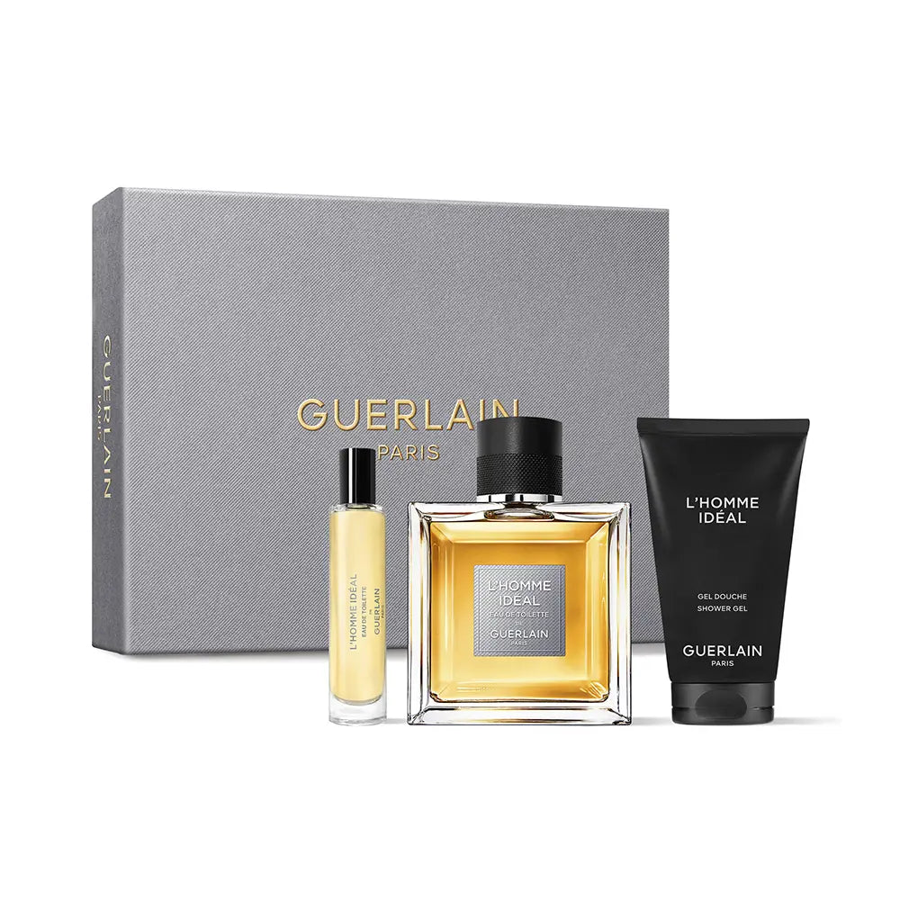 GUERLAIN-Estojo L'HOMME IDEAL 2 peças.-DrShampoo - Perfumaria e Cosmética