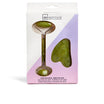 JADE GUA SHA JADE ROLLER 2 pcs