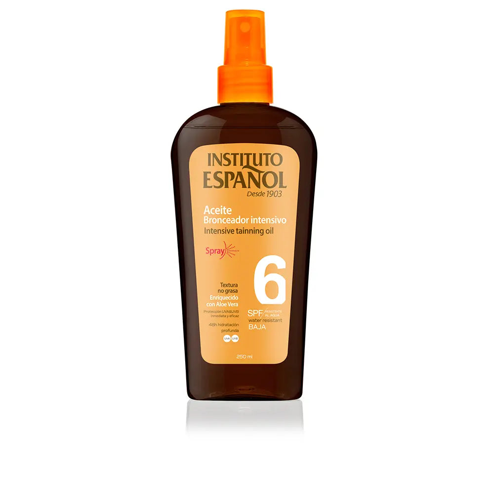 INSTITUTO ESPAÑOL-Óleo Bronzeador Intensivo spray SPF6 250 ml.-DrShampoo - Perfumaria e Cosmética