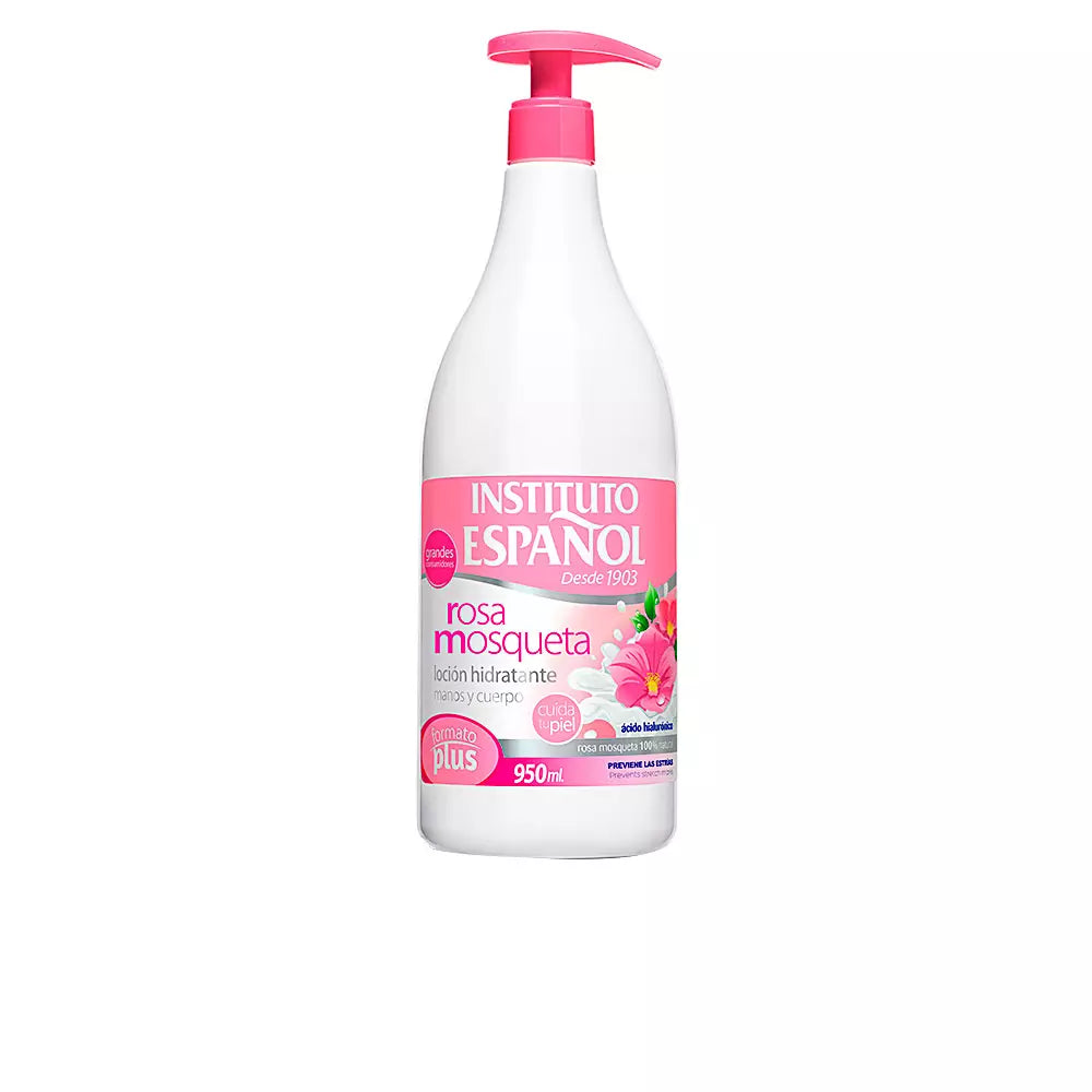 INSTITUTO ESPAÑOL-ROSA MOSQUETA leite corporal hidratante 950 ml-DrShampoo - Perfumaria e Cosmética
