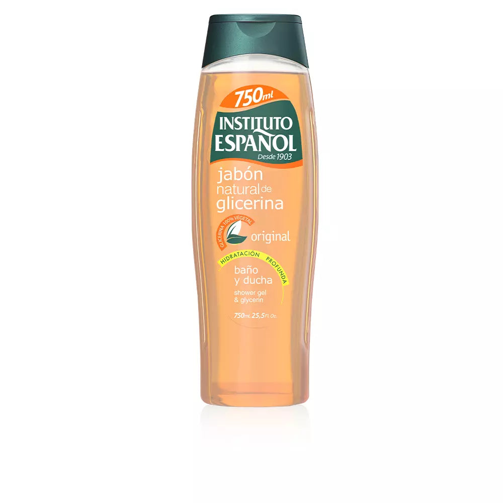 INSTITUTO ESPAÑOL-Sabonete GLICERINA NATURAL banho e ducha 750 ml-DrShampoo - Perfumaria e Cosmética