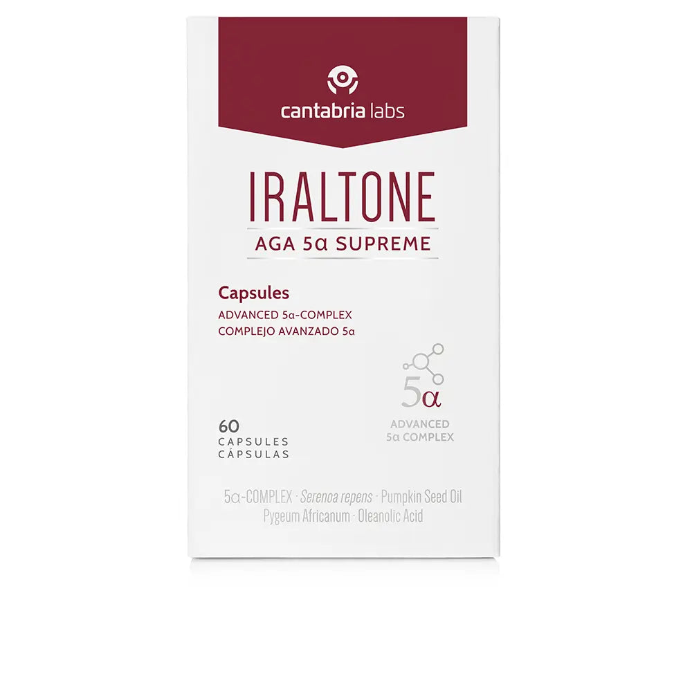 IRALTONE-IRALTONE AGA 5-ALFA SUPREME cápsulas 60 u.-DrShampoo - Perfumaria e Cosmética