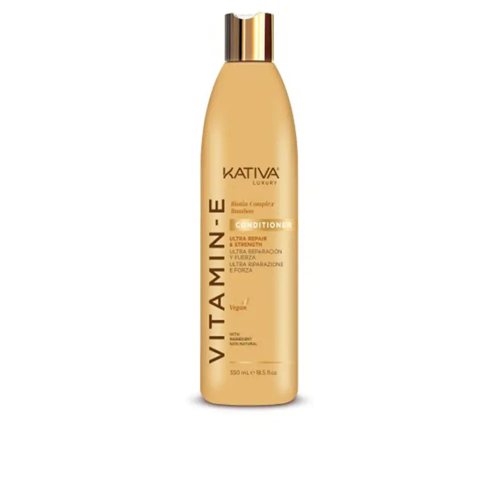KATIVA-Condicionador biotina de bambu VITAMINA E 550 ml-DrShampoo - Perfumaria e Cosmética