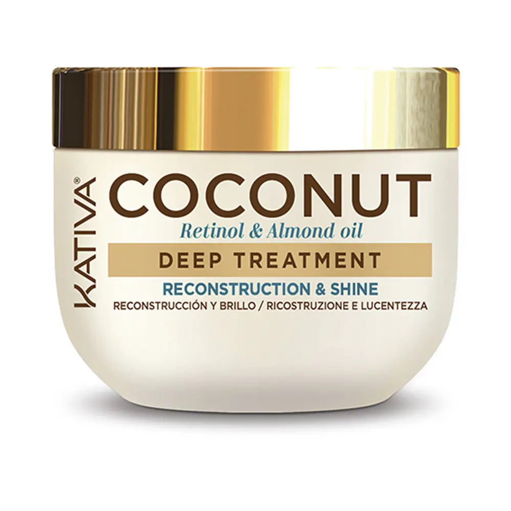KATIVA-KATIVA COCO tratamento intensivo reconstrutor e de brilho 300 ml-DrShampoo - Perfumaria e Cosmética