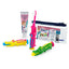 KIN-FLUORKIN INFANT TRAVEL CROCODILO conjunto 3 unidades-DrShampoo - Perfumaria e Cosmética