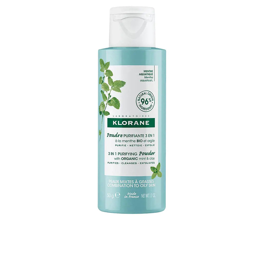 KLORANE-BIO MINT pó purificante 3 em 1 50 gr-DrShampoo - Perfumaria e Cosmética