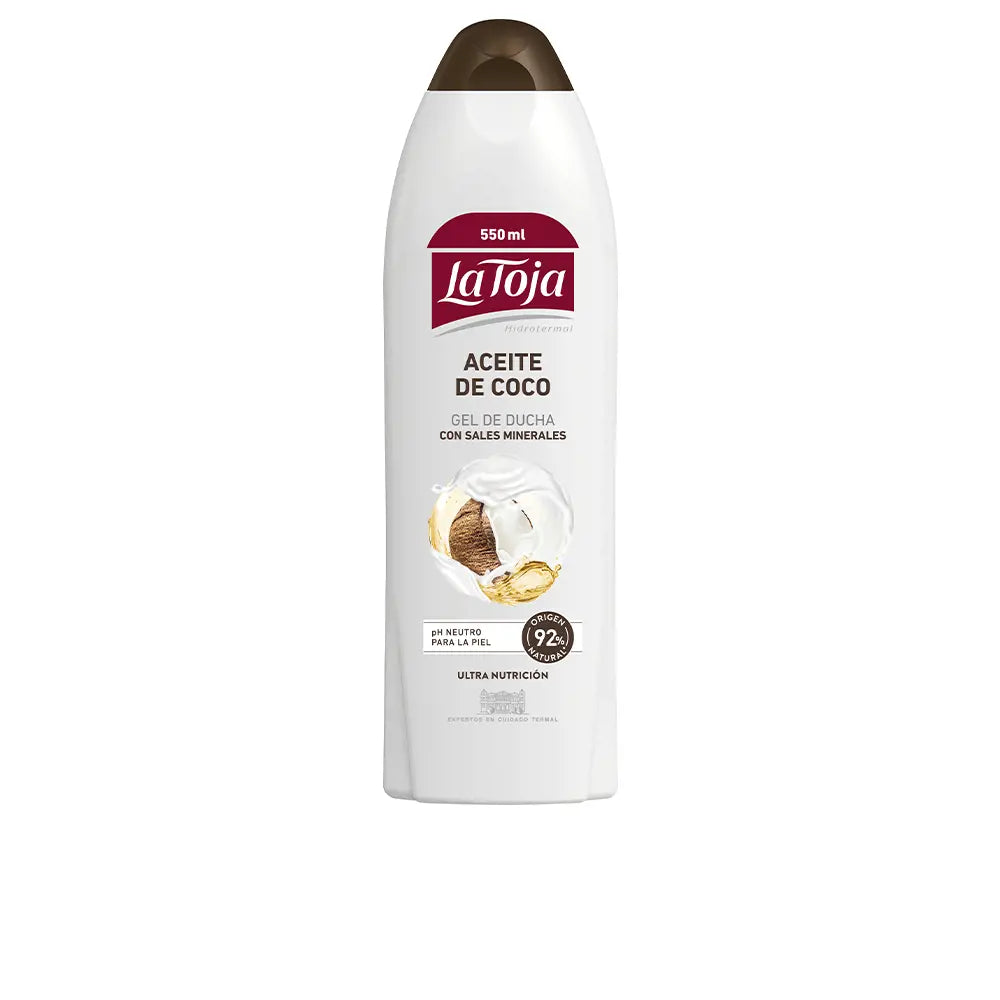 LA TOJA-ÓLEO DE COCO gel de banho creme 550 ml-DrShampoo - Perfumaria e Cosmética