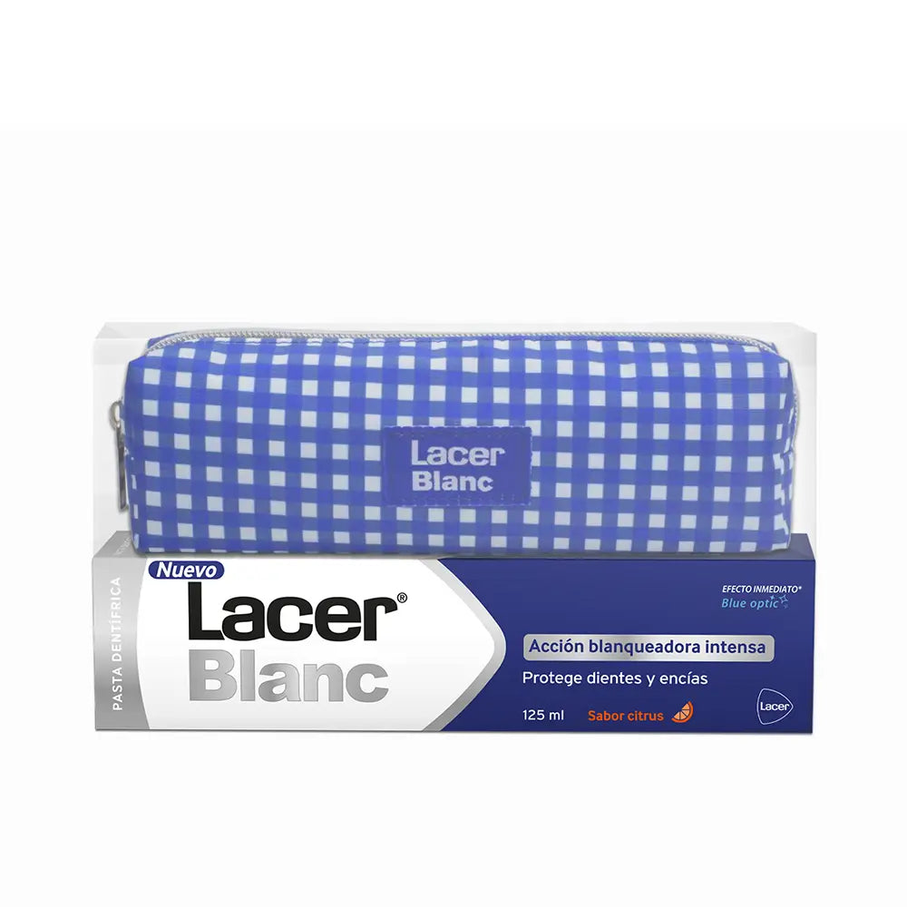 LACER-PACOTE COM 2 UNIDADES DE CREME DENTAL CÍTRICO LACERBLANC + NECESSAIRE-DrShampoo - Perfumaria e Cosmética