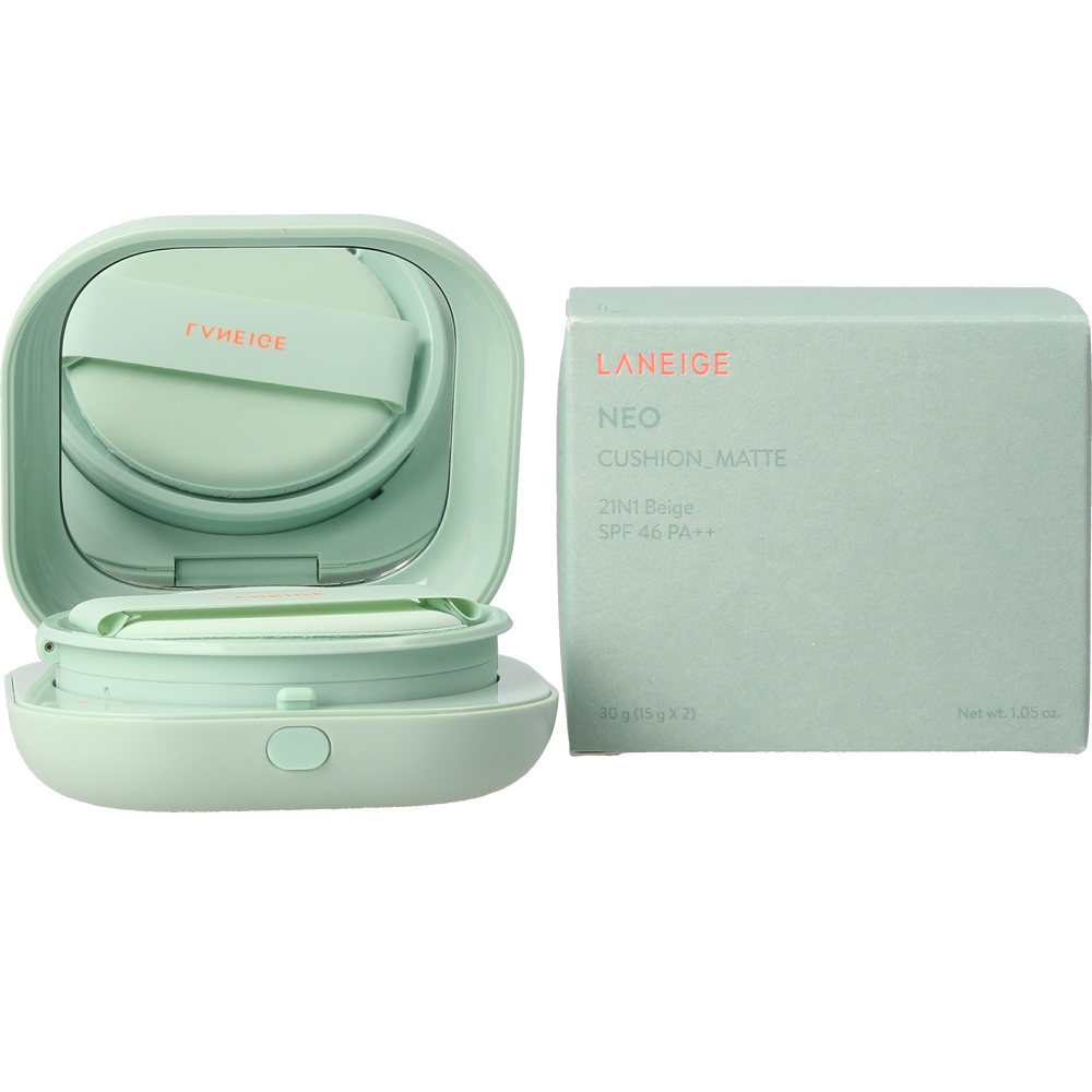 LANEIGE-Base líquida matte NEO CUSHION nº 21N1 - Bege 15 g-DrShampoo - Perfumaria e Cosmética