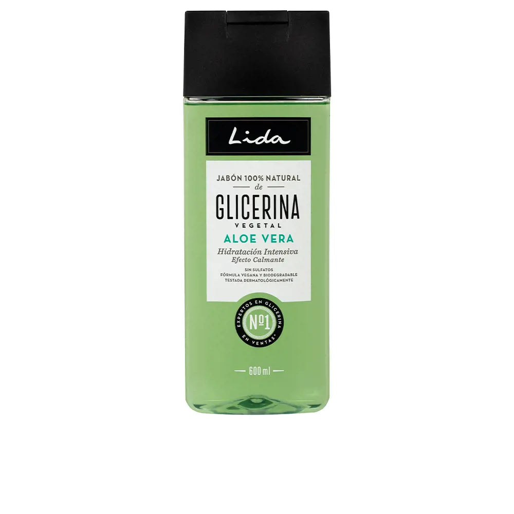LIDA-SABONETE 100% NATURAL glicerina e aloe vera 600 ml-DrShampoo - Perfumaria e Cosmética