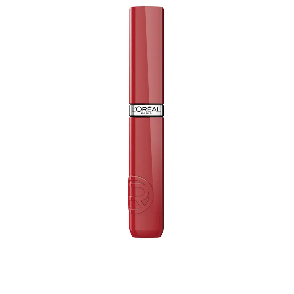 L'ORÉAL PARIS-LÁBIO LÍQUIDO EFEITO VINIL INFALLIBLE LAQUE 215 Drunk In Rose 43 ml.-DrShampoo - Perfumaria e Cosmética