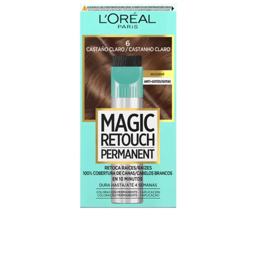 MAGIC RETOUCH coloração permanente para cabelos nº 6 - Castanho Claro, 1 unidade