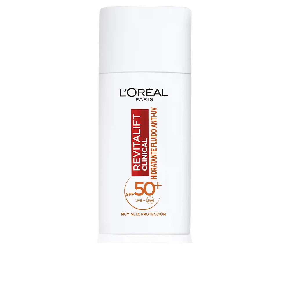 L'ORÉAL PARIS-REVITALIFT CLINICAL fluido hidratante anti-uv SPF50+ 50 ml-DrShampoo - Perfumaria e Cosmética