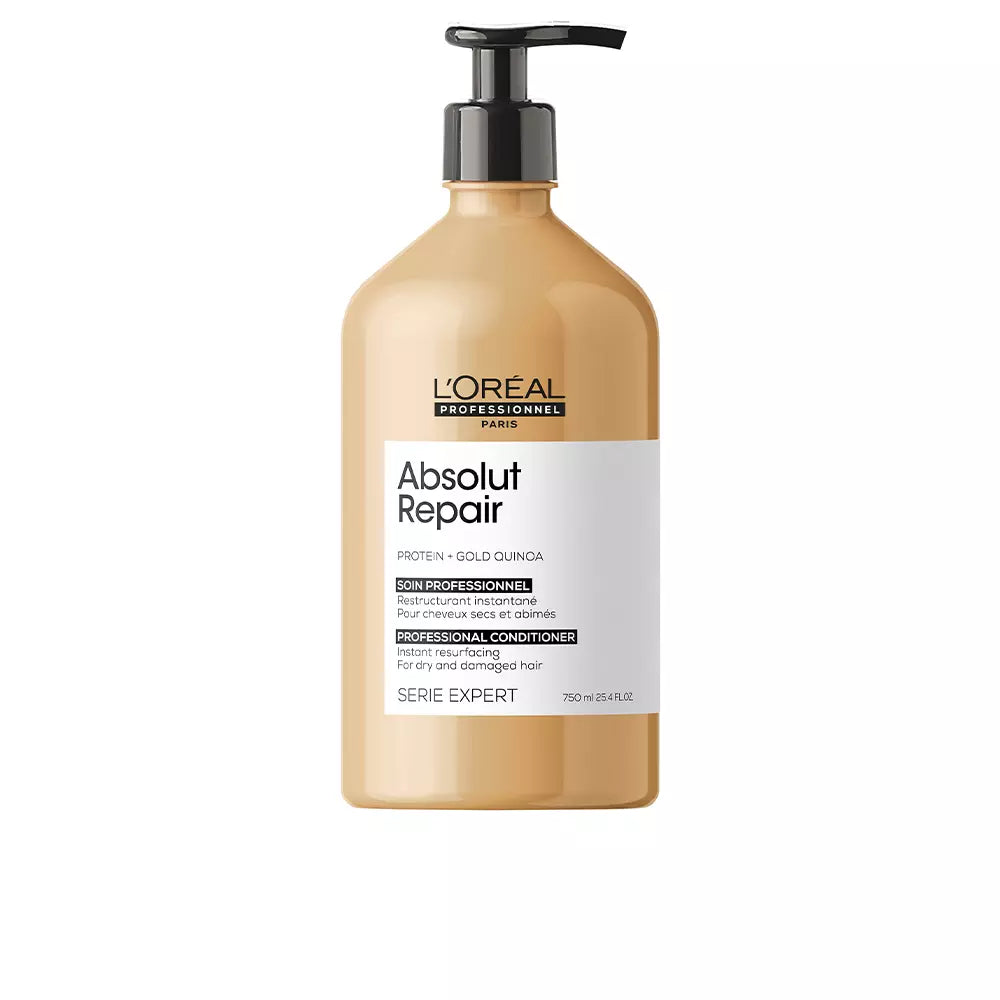 L'ORÉAL PROFESSIONNEL PARIS-ABSOLUT REPAIR GOLD condicionador 750ml-DrShampoo - Perfumaria e Cosmética