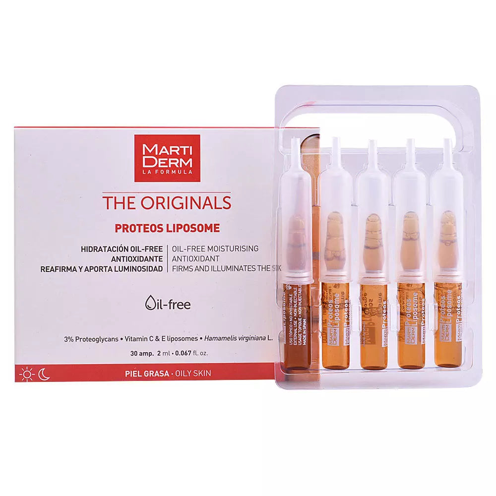 MARTIDERM-THE ORIGINALS proteos lipossomas sem óleo ampolas 30 x 2 ml-DrShampoo - Perfumaria e Cosmética