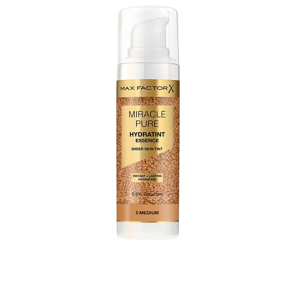 MAX FACTOR-Essência hidratante MIRACLE PURE #5-Médio 30 ml-DrShampoo - Perfumaria e Cosmética