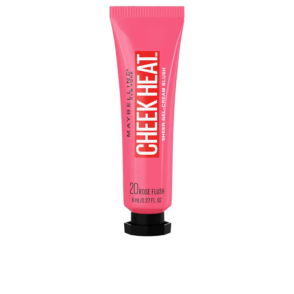 MAYBELLINE-CHEEK HEAT gel cremoso blush 20 rose flash-DrShampoo - Perfumaria e Cosmética
