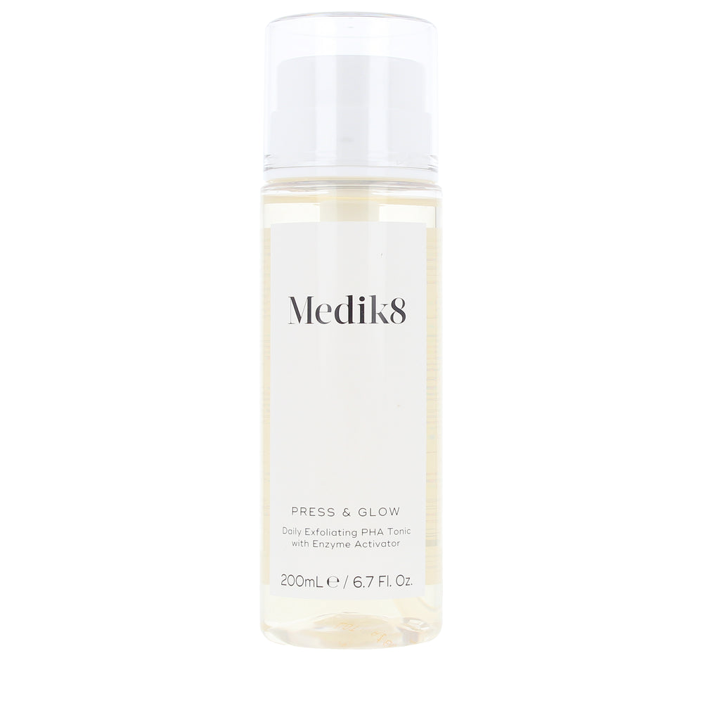 MEDIK8-Tônico Esfoliante Diário PHA PRESS & GLOW com Ativador Enzimático 200ml-DrShampoo - Perfumaria e Cosmética