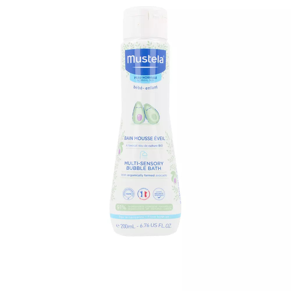 MUSTELA-BÉBÉ espuma de banho multissensorial 200 ml-DrShampoo - Perfumaria e Cosmética