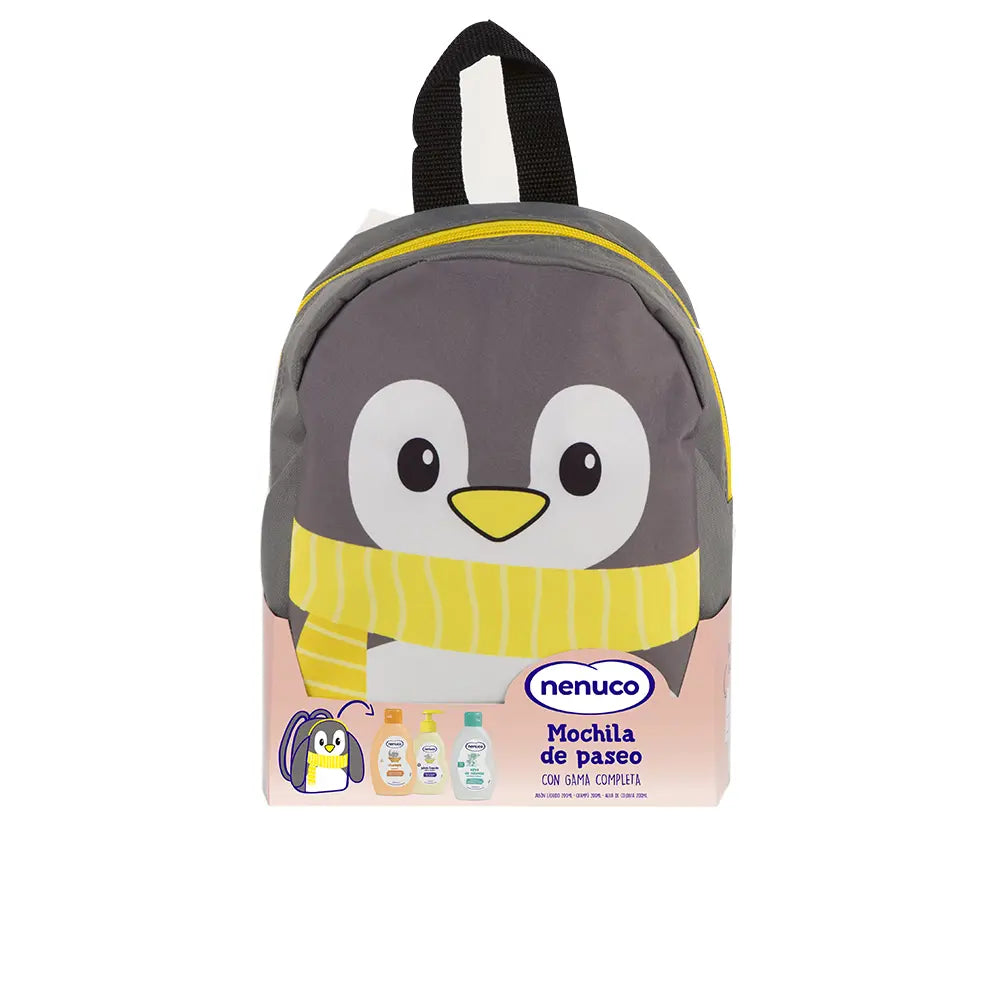 NENUCO-Estojo Mochila PENGUIN 4 peças.-DrShampoo - Perfumaria e Cosmética