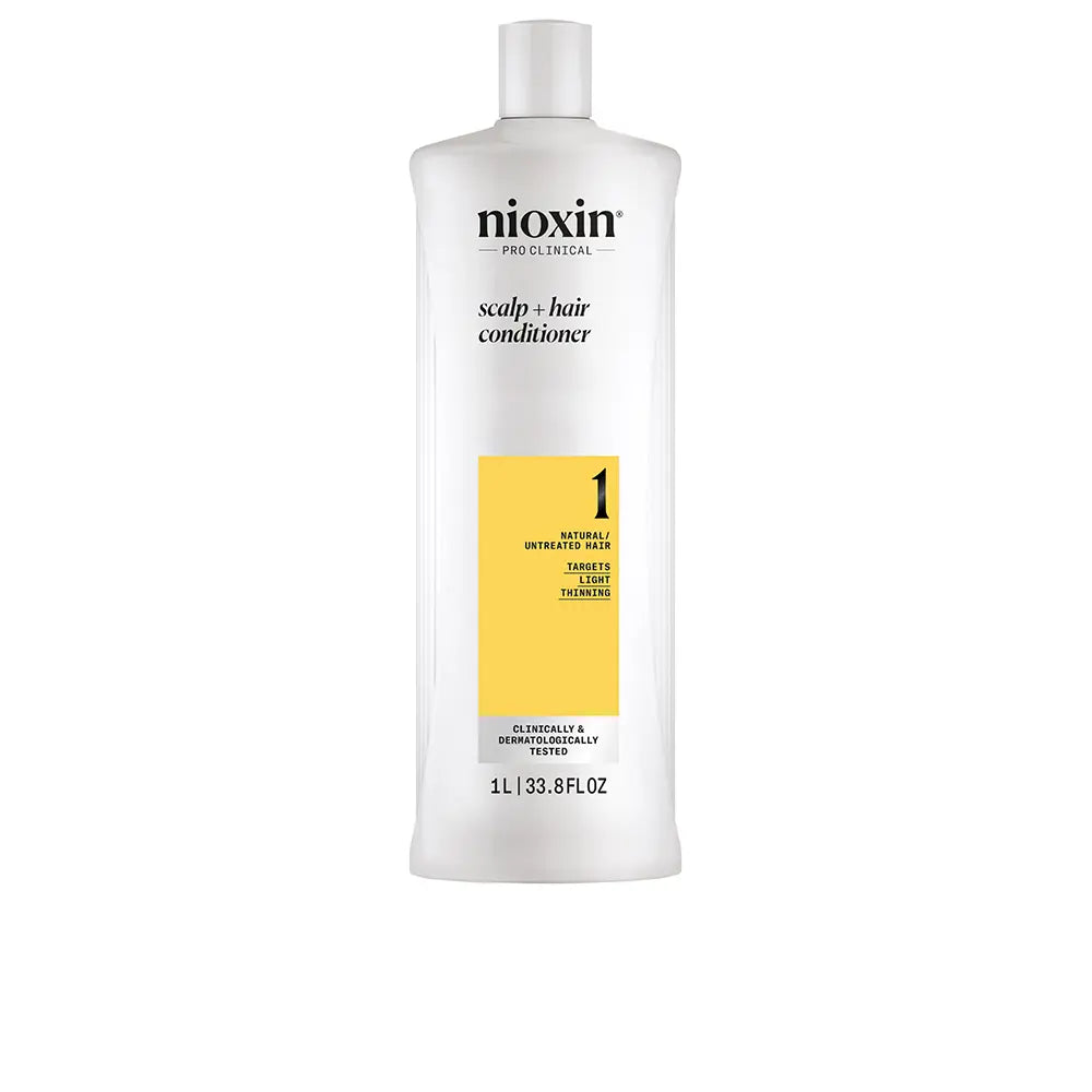 NIOXIN-SISTEMA 1 - Condicionador - Cabelos Naturais com Leve Enfraquecimento 1000 ml-DrShampoo - Perfumaria e Cosmética