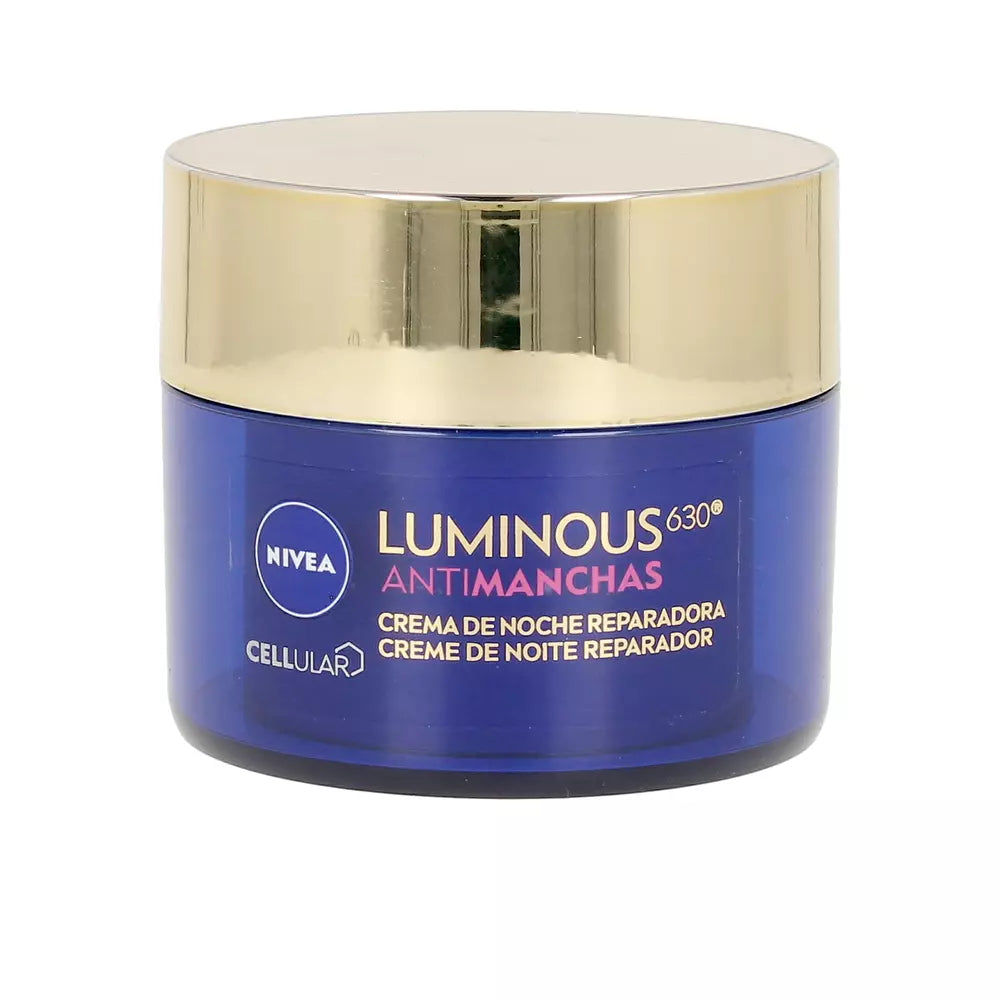 NIVEA-LUMINOUS 630º ANTI-MARKET creme de noite reparador 40 ml-DrShampoo - Perfumaria e Cosmética