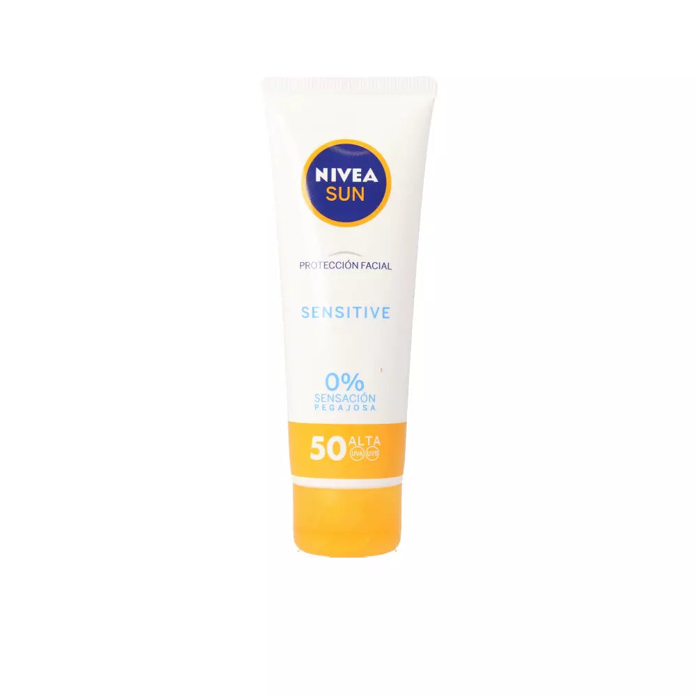 NIVEA-SUN FACIAL sensitivo SPF50 50ml-DrShampoo - Perfumaria e Cosmética