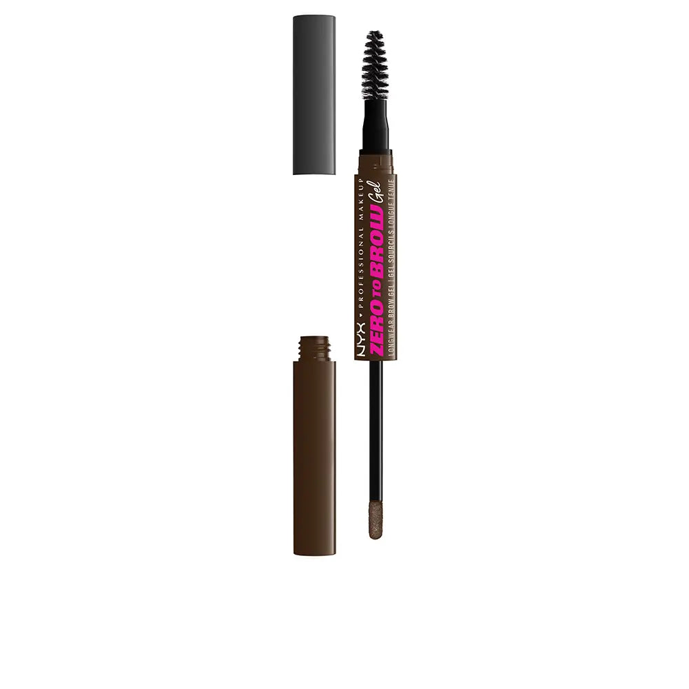 NYX PROFESSIONAL MAKE UP-ZERO TO BROW gel 07 espresso 2ml-DrShampoo - Perfumaria e Cosmética