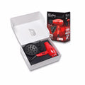 SECADOR DE CABELO ALYON ROJO conjunto 4 pz