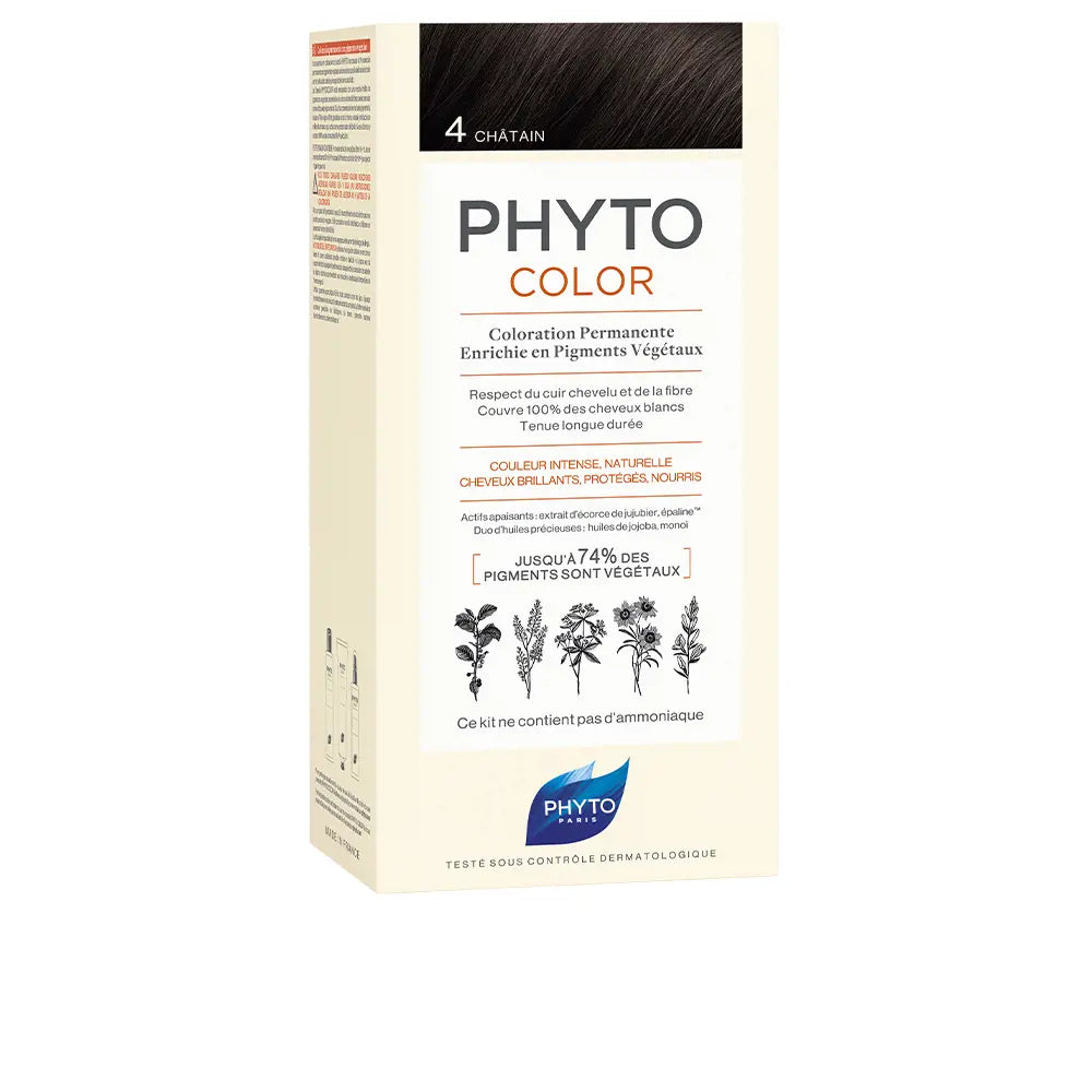 PHYTO-PHYTOCOLOR 4 castanha-DrShampoo - Perfumaria e Cosmética