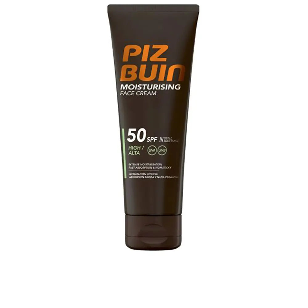 PIZ BUIN-CREME HIDRATANTE para o rosto FPS50+ 50 ml-DrShampoo - Perfumaria e Cosmética