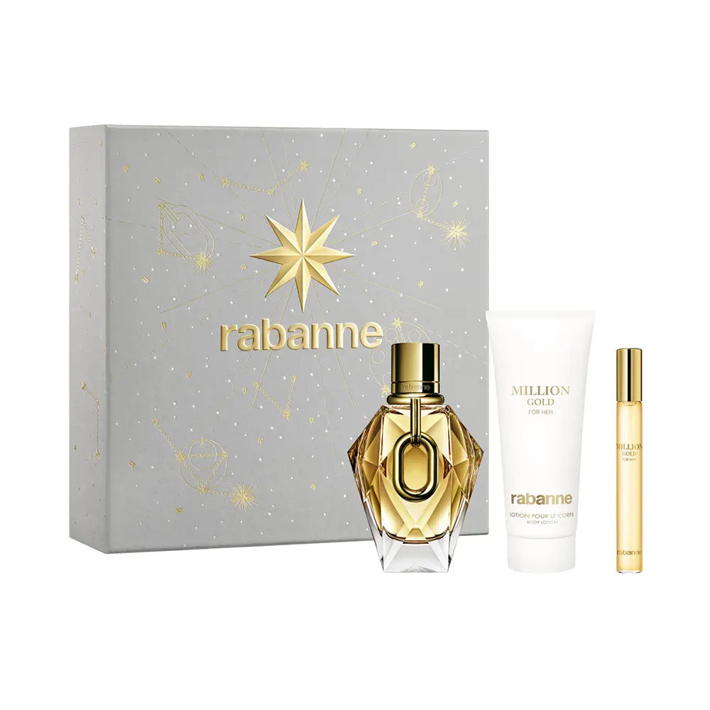 RABANNE-MILLION GOLD PARA ELA CASE 3 pcs.-DrShampoo - Perfumaria e Cosmética