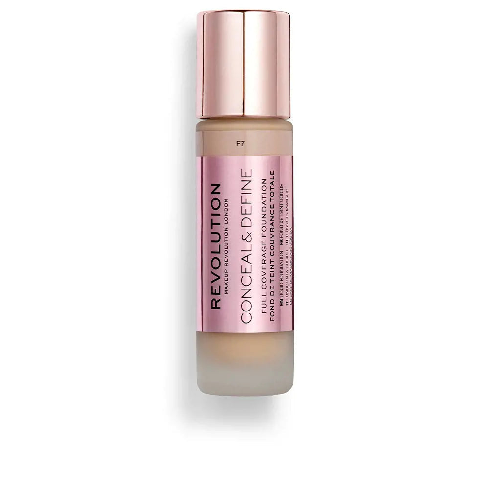 REVOLUTION MAKE UP-CONCEAL DEFINE base de cobertura total F7 23ml-DrShampoo - Perfumaria e Cosmética