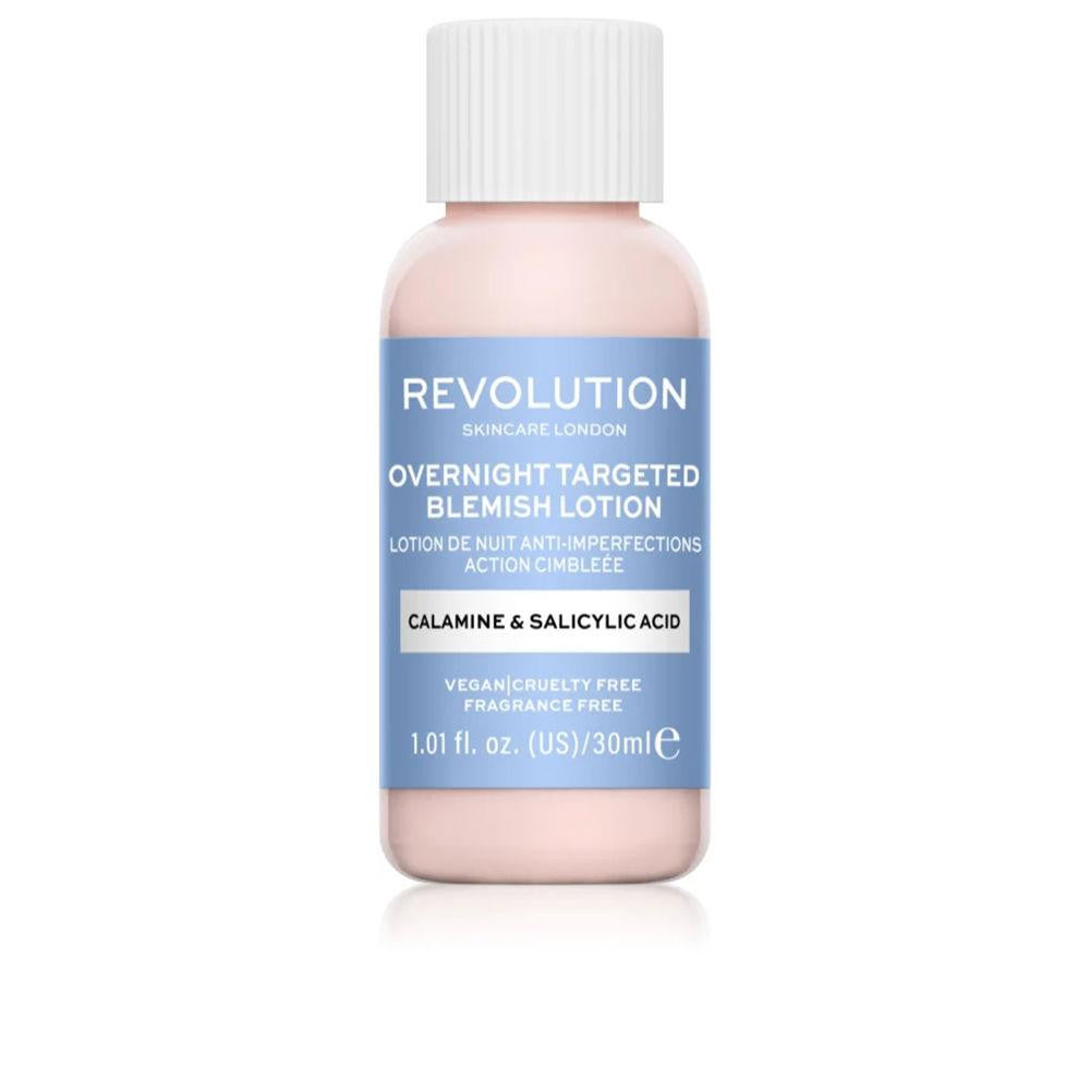 REVOLUTION SKINCARE-OVERNIGHT TARGETED BLEMISH LOTION calamine salicylic acid 30 ml-DrShampoo - Perfumaria e Cosmética