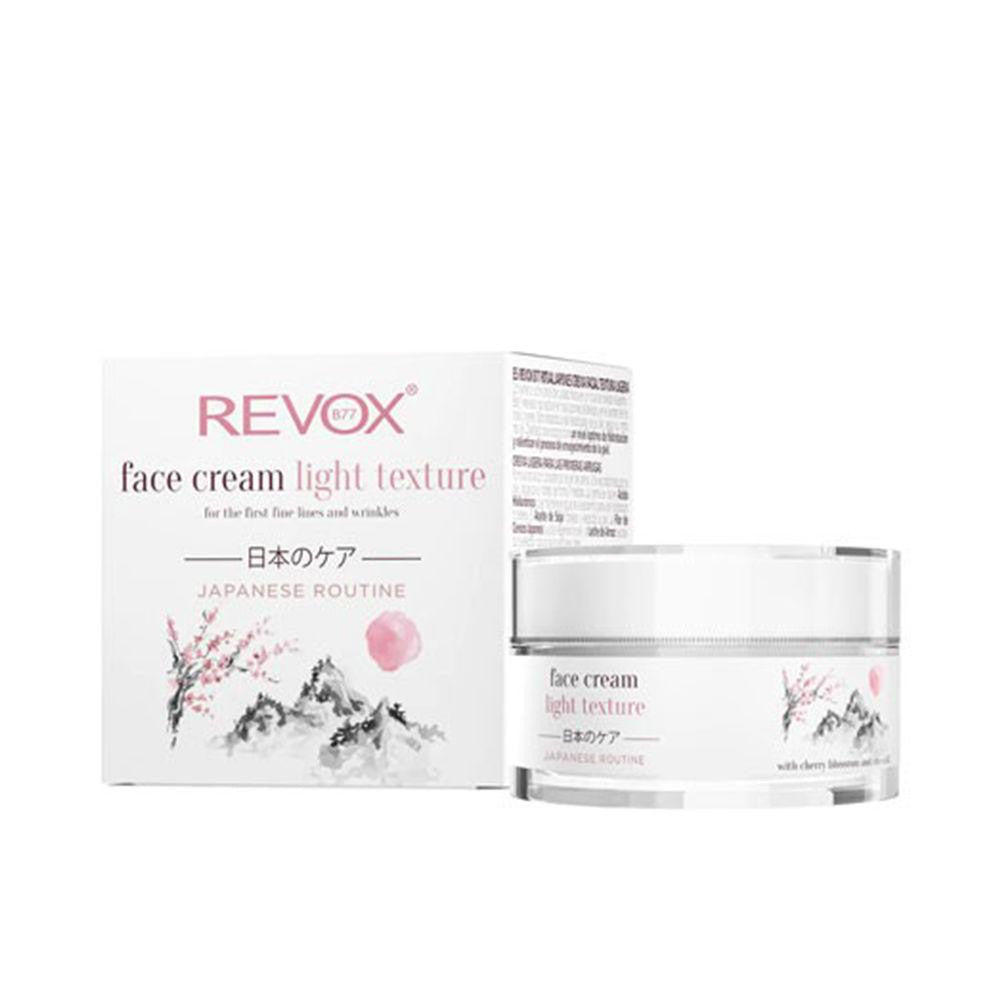 REVOX B77-JAPANESE RITUAL face cream light texture 50 ml-DrShampoo - Perfumaria e Cosmética
