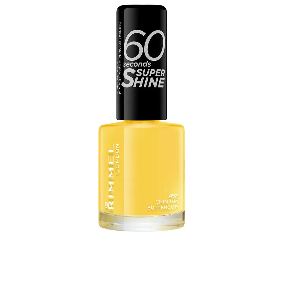 RIMMEL LONDON-60 SECONDS SUPER SHINE esmalte #452-queixo para cima botão de ouro 8 ml-DrShampoo - Perfumaria e Cosmética