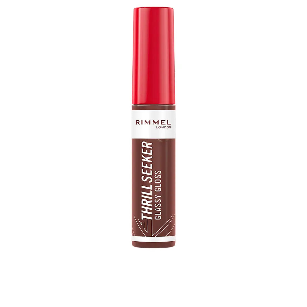 RIMMEL LONDON-Brilho labial THRILL SEEKER #800-Esmalte de chocolate 10 ml-DrShampoo - Perfumaria e Cosmética